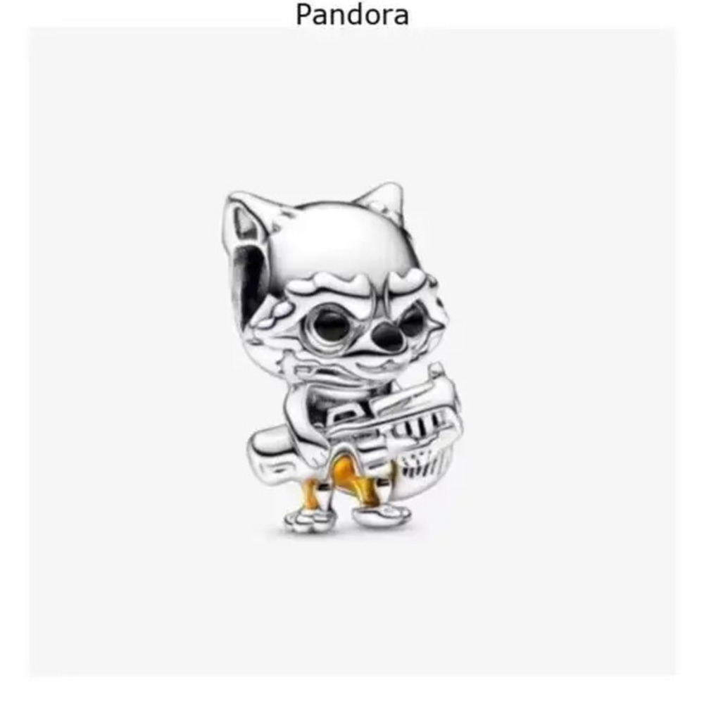 Pandora Marvel Guardians of the Galaxy Rocket Raccoon Charm